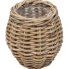 Homeville Kurv rund kubu rattan ø20x20cm