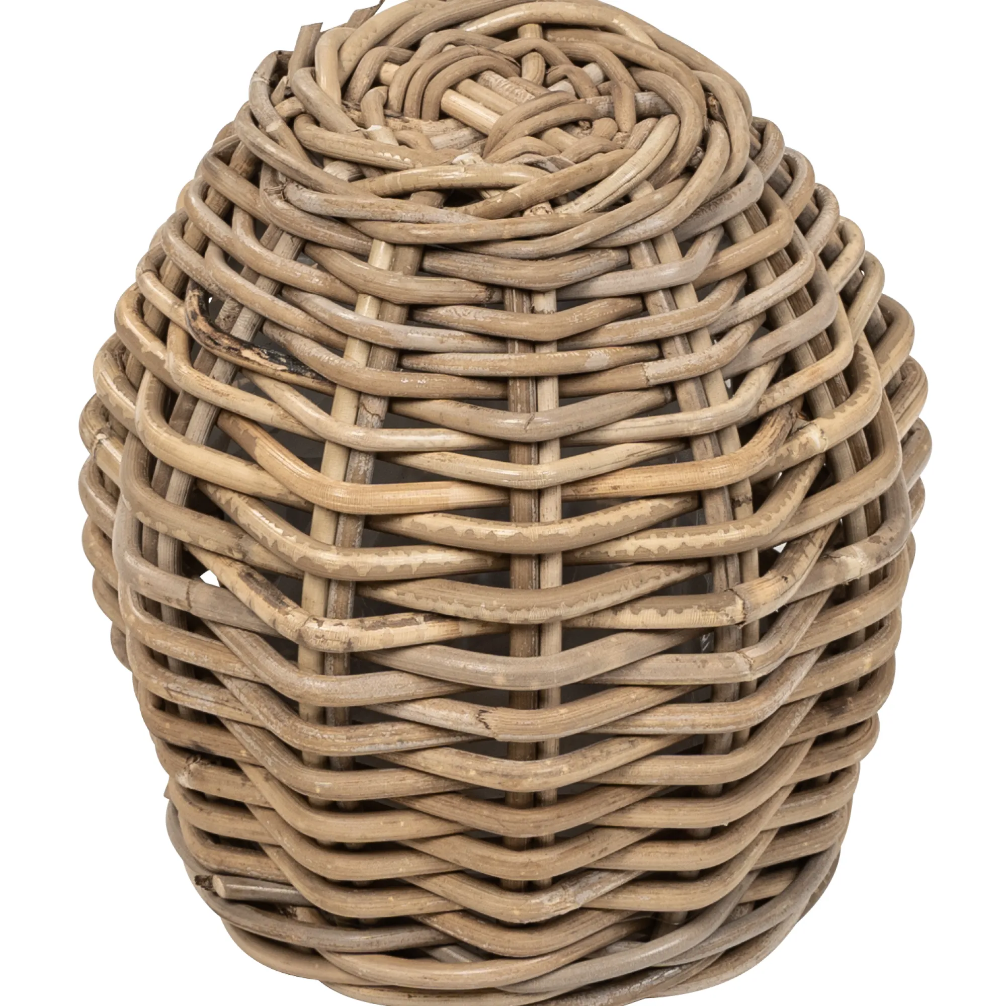 Homeville Kurv rund kubu rattan ø20x20cm