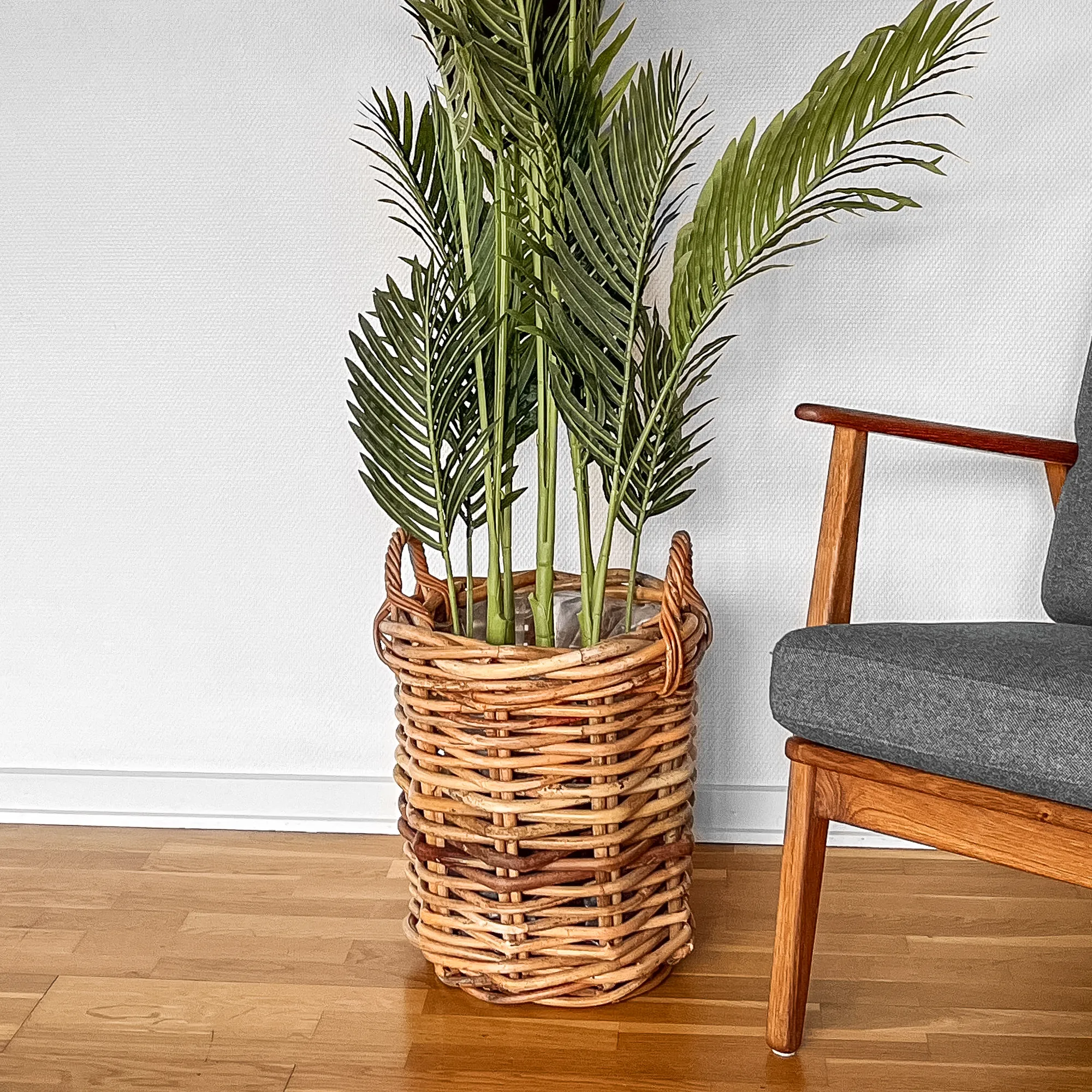 Homeville Kurv rund med håndtag ø40x36cm