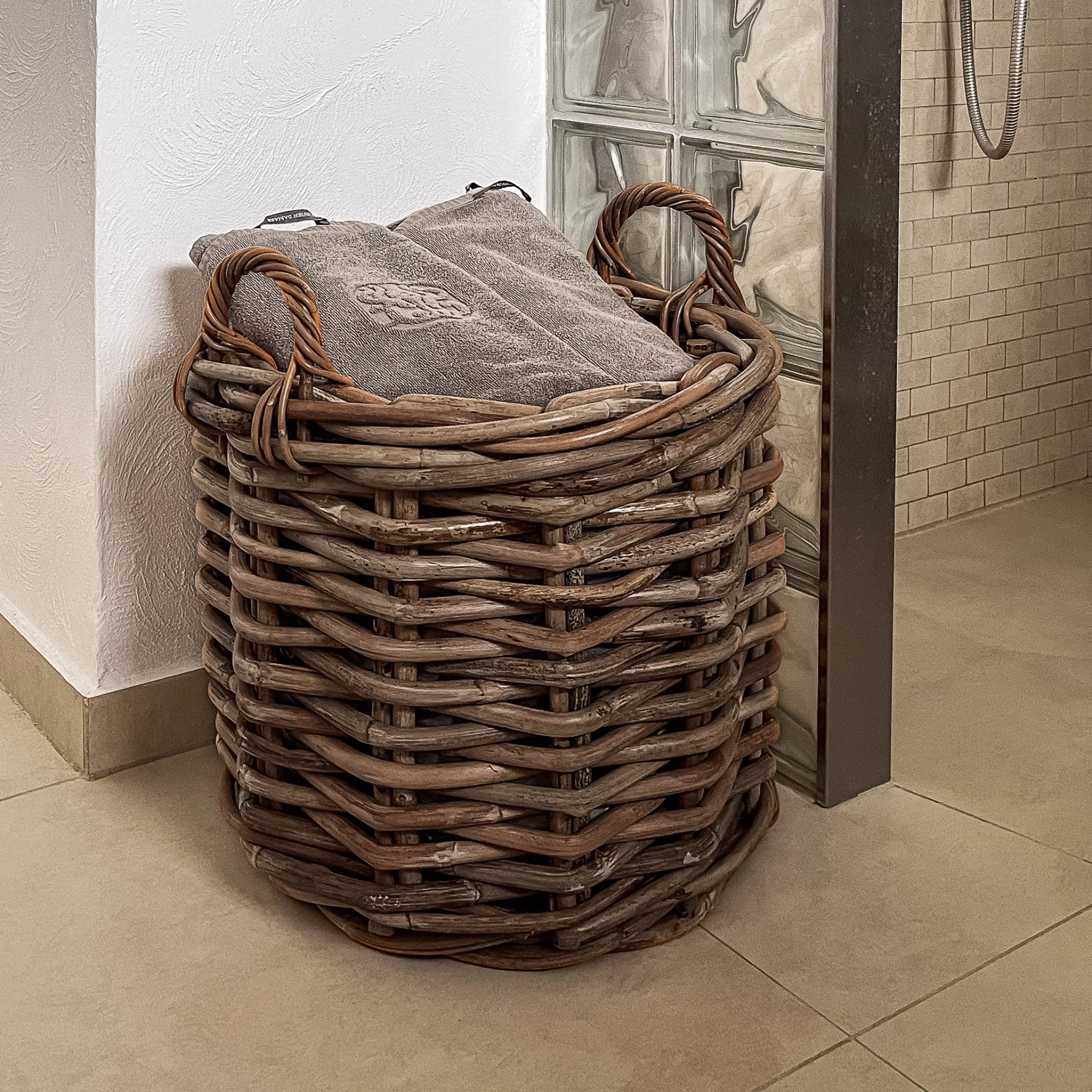 Homeville Kurv rund med håndtag ø45x48cm