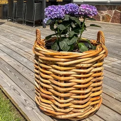 Homeville Kurv rund med håndtag ø50x53cm