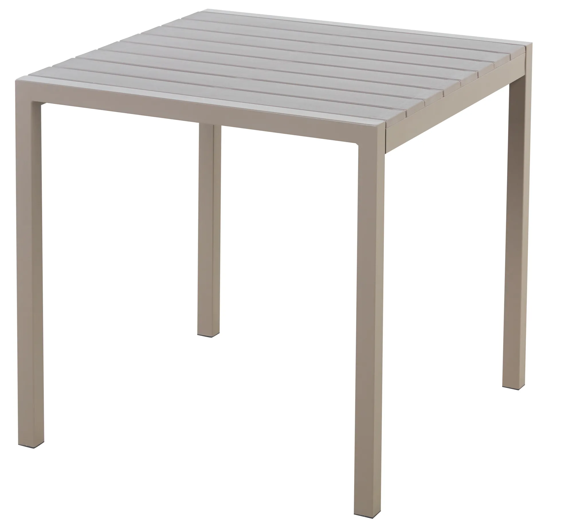 Homeville Kvadratisk havebord grå 80x80cm