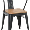 Homeville LaCroix mat sort/træ