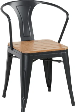 Homeville LaCroix mat sort/træ