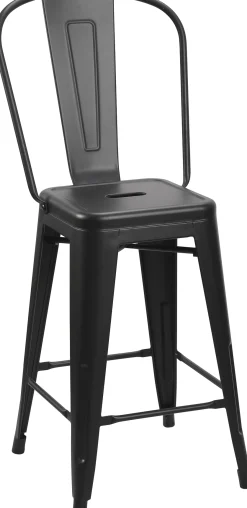 Homeville LaCroix stål sort/sort
