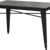 Homeville LaCroix 120x60x75cm sort/sort