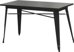 Homeville LaCroix 120x60x75cm sort/sort