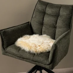 Moreland Lammeskindshynde creme ø34cm