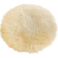 Moreland Lammeskindshynde creme ø34cm
