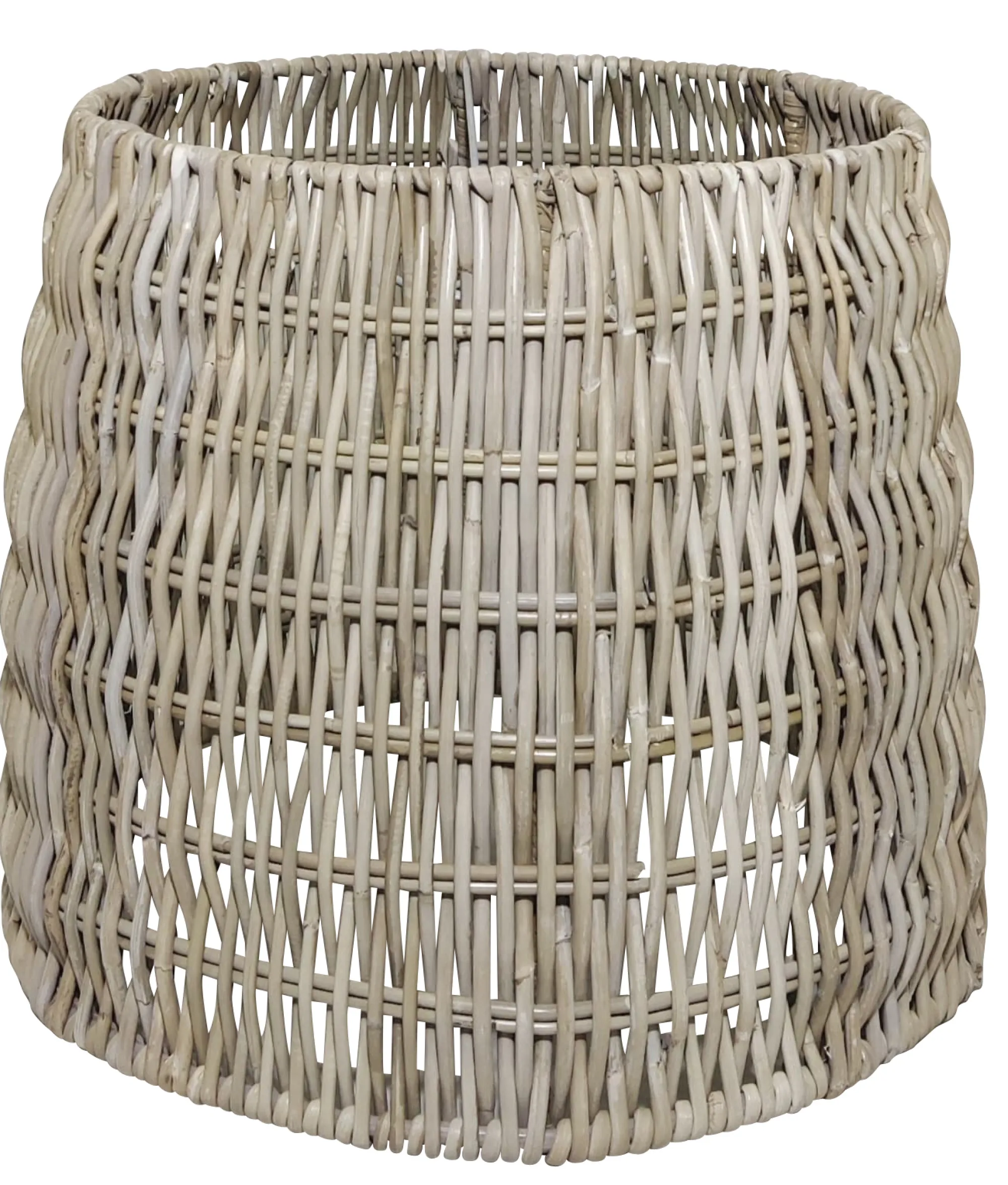 Homeville Lampeskærm rund natur kubu rattan ø48cm