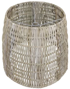 Homeville Lampeskærm rund natur kubu rattan ø48cm