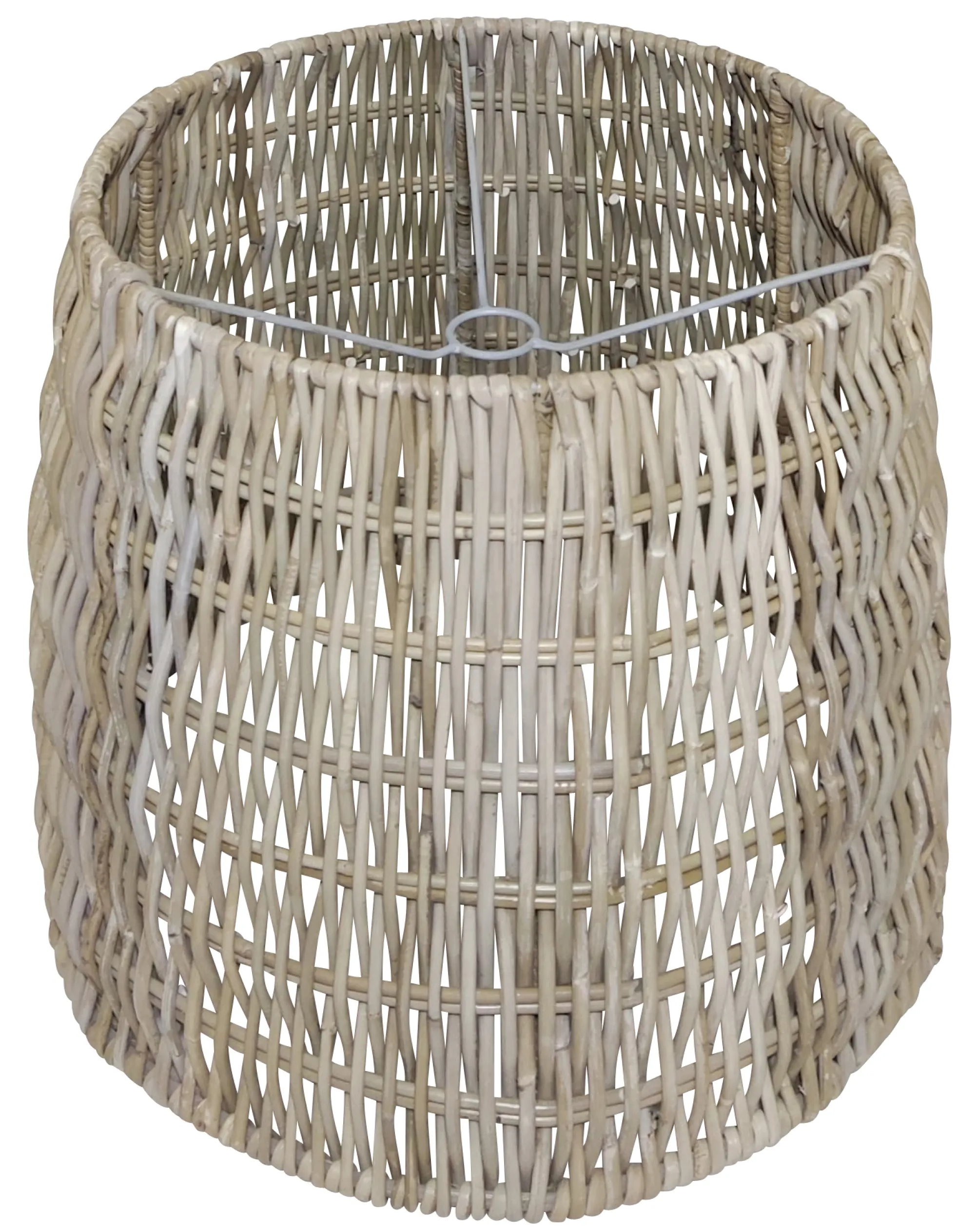 Homeville Lampeskærm rund natur kubu rattan ø48cm