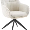 Homeville Laura med drejefunktion beige/sort