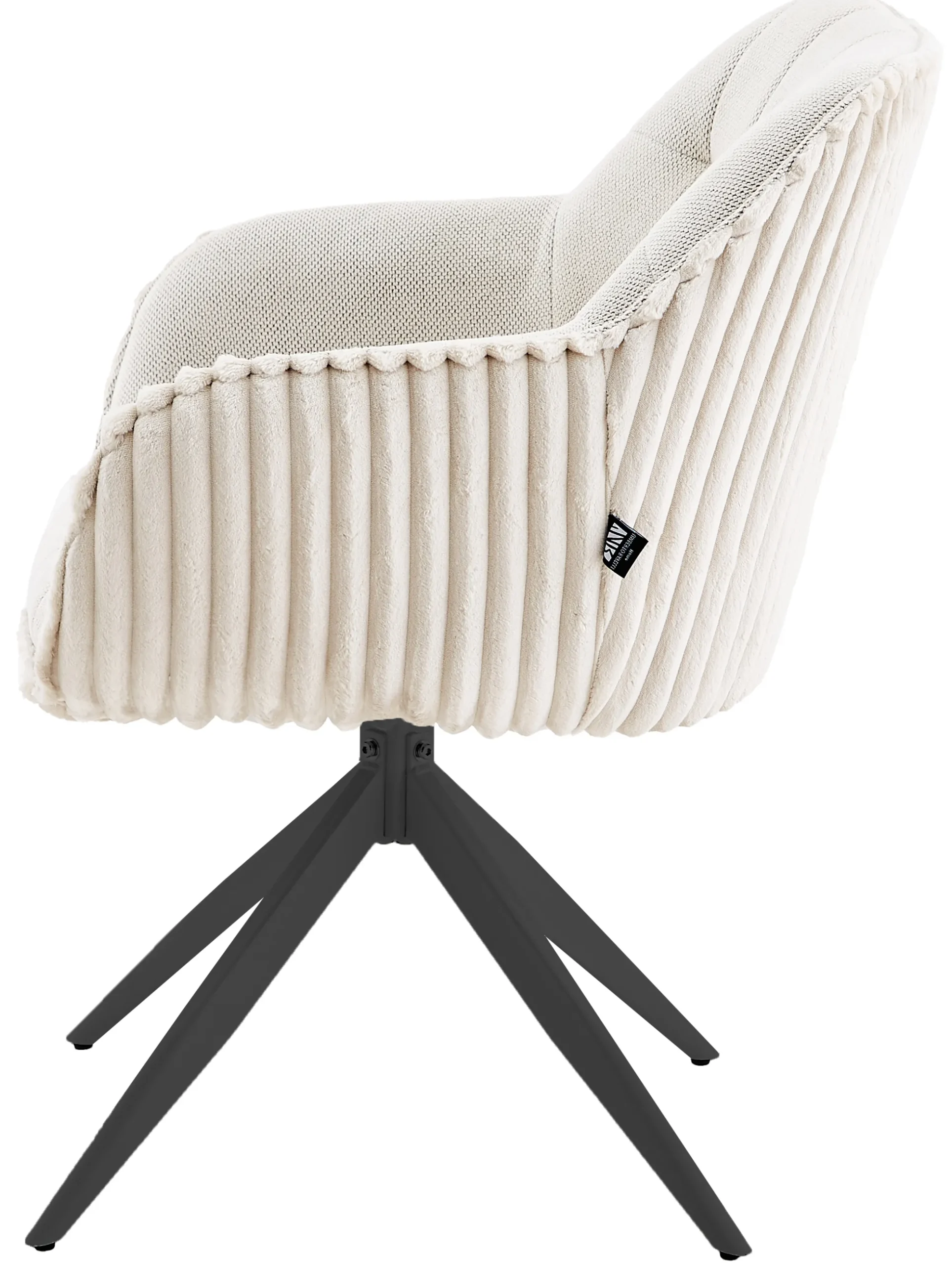 Homeville Laura med drejefunktion beige/sort