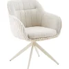 Homeville Laura med drejefunktion imiteret pels beige