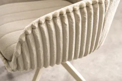 Homeville Laura med drejefunktion imiteret pels beige