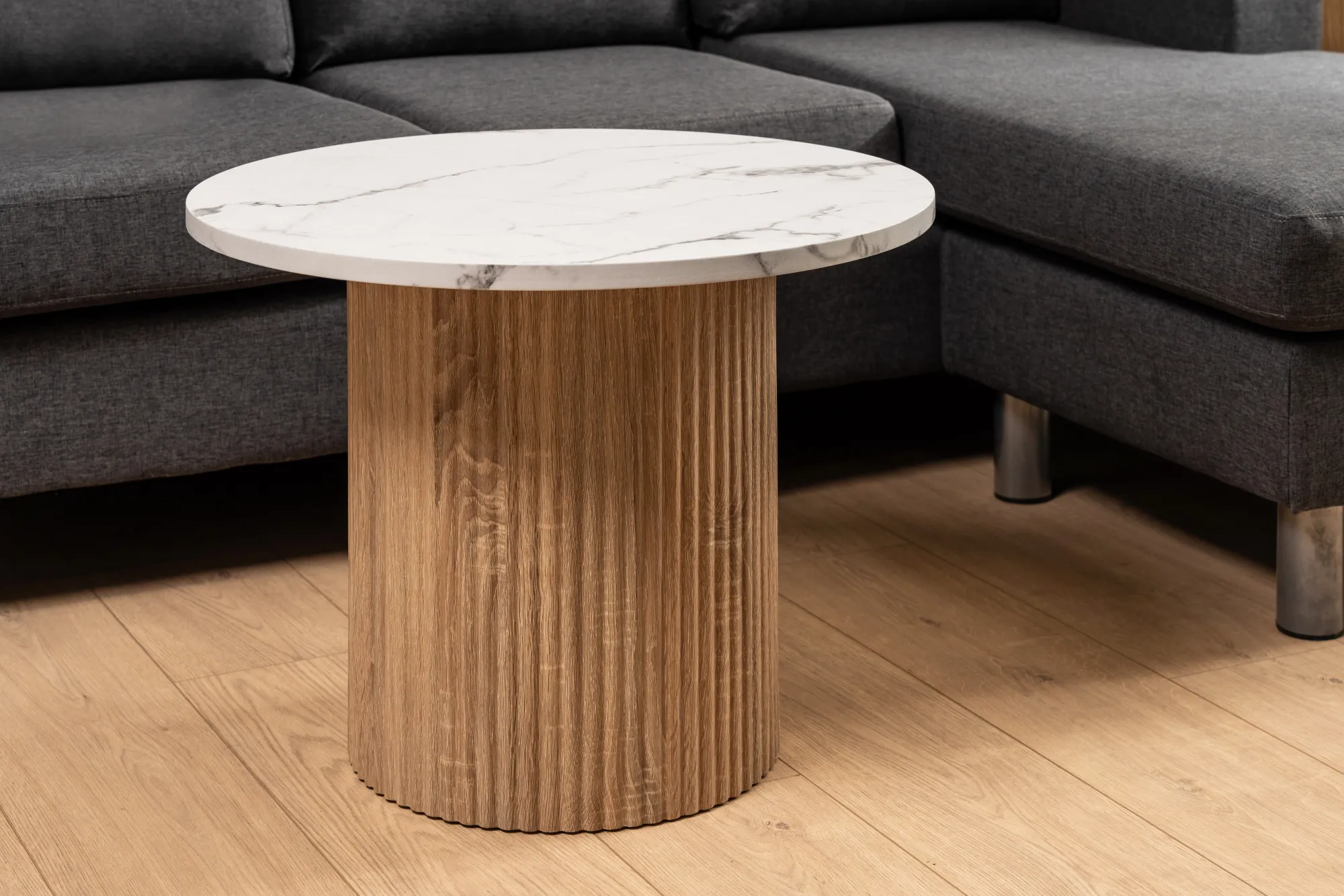 Homeville Leon natur/hvid ø60x45cm