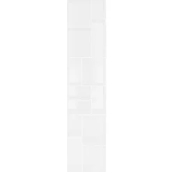 Homeville Lillestrøm hvid 46,8x212,8x30cm