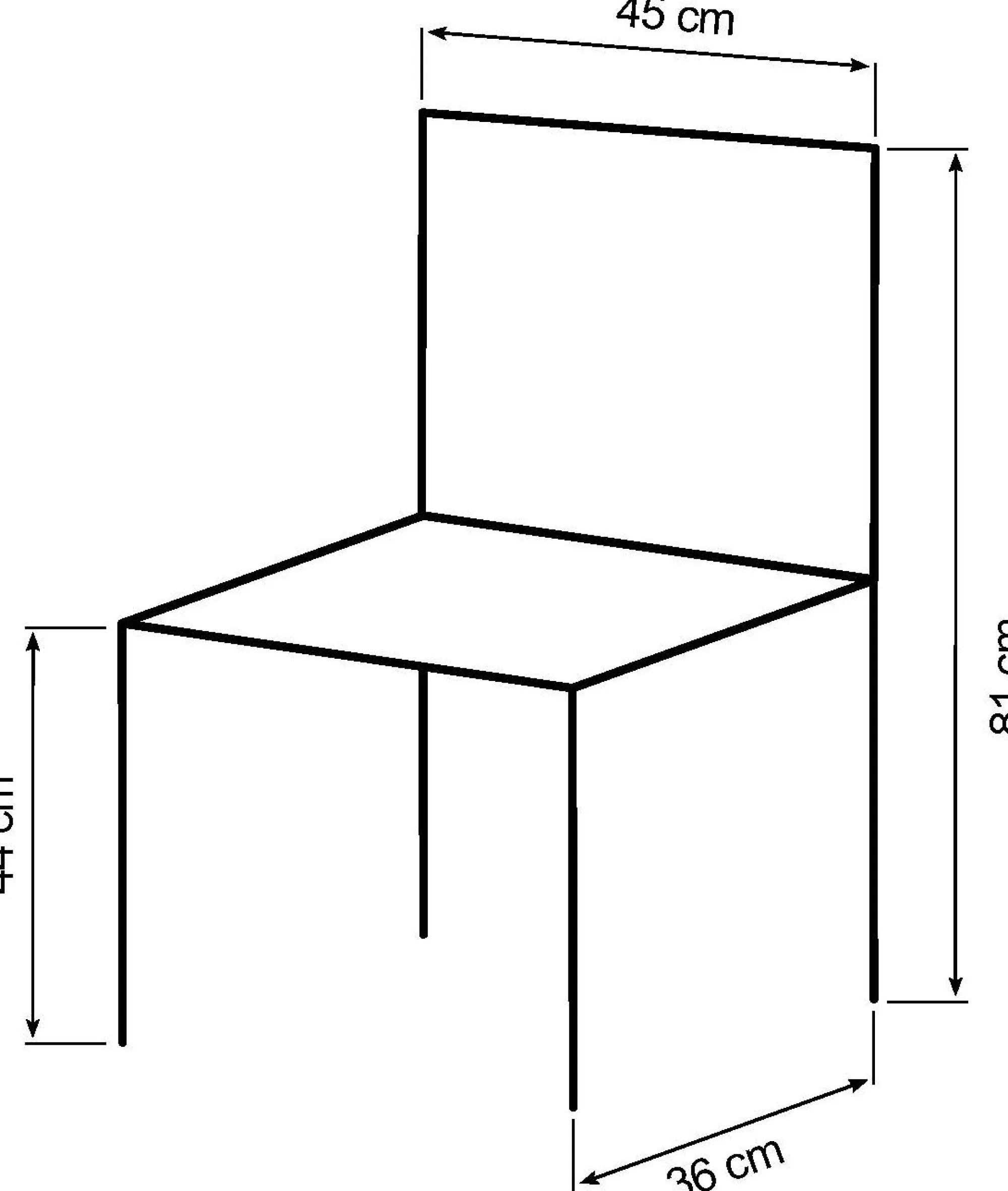 Homeville Linea sort/krom