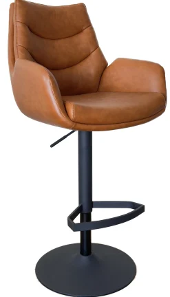 Homeville Lisa kunstlæder cognac/sort