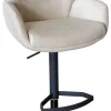 Homeville Lisa stof creme/sort