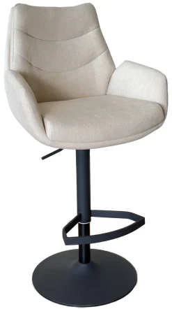 Homeville Lisa stof creme/sort