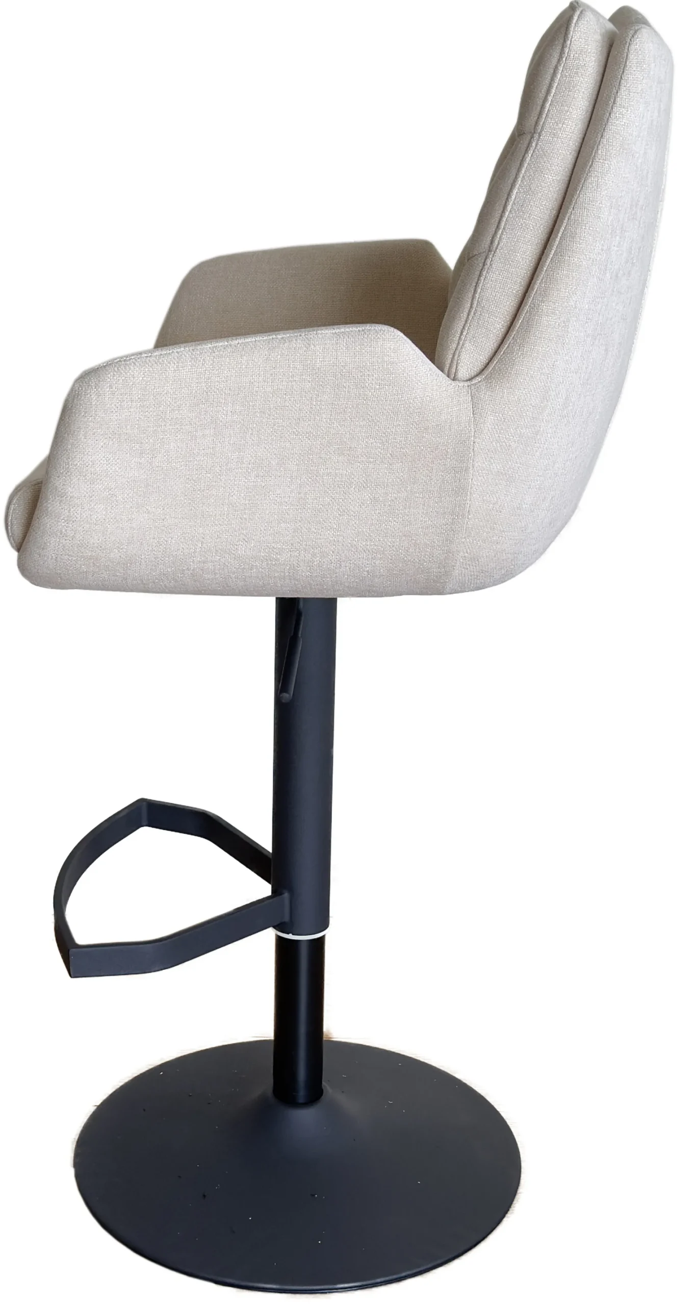 Homeville Lisa stof creme/sort