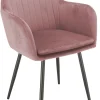 Homeville Liva velour rosa