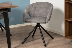 Homeville Liv med drejefunktion plys grå