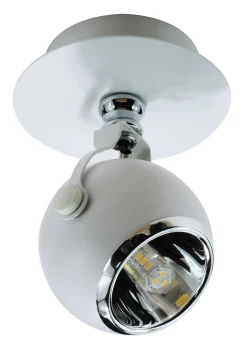 Homeville Loftlampe kugleformet 1 spot hvid