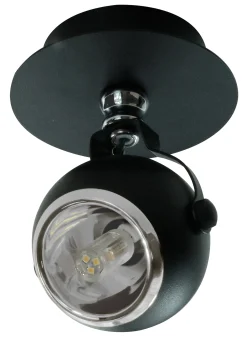 Homeville Loftlampe kugleformet 1 spot sort