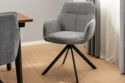 Homeville Louise med drejefunktion teddy mørkegrå