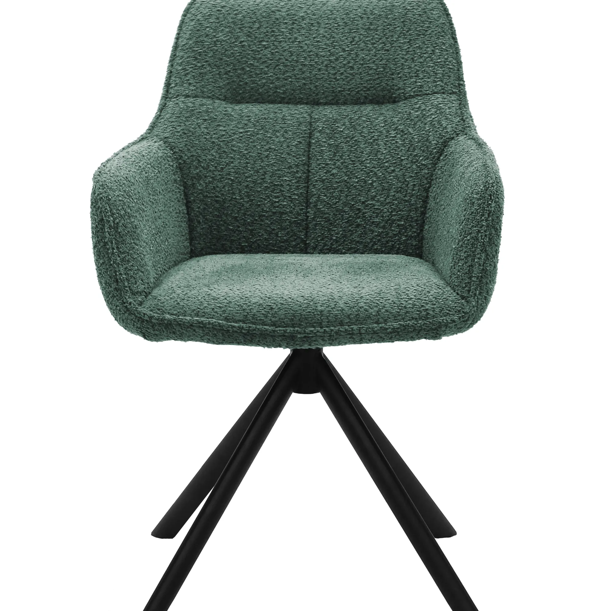 Homeville Louise med drejefunktion teddy mørkegrøn