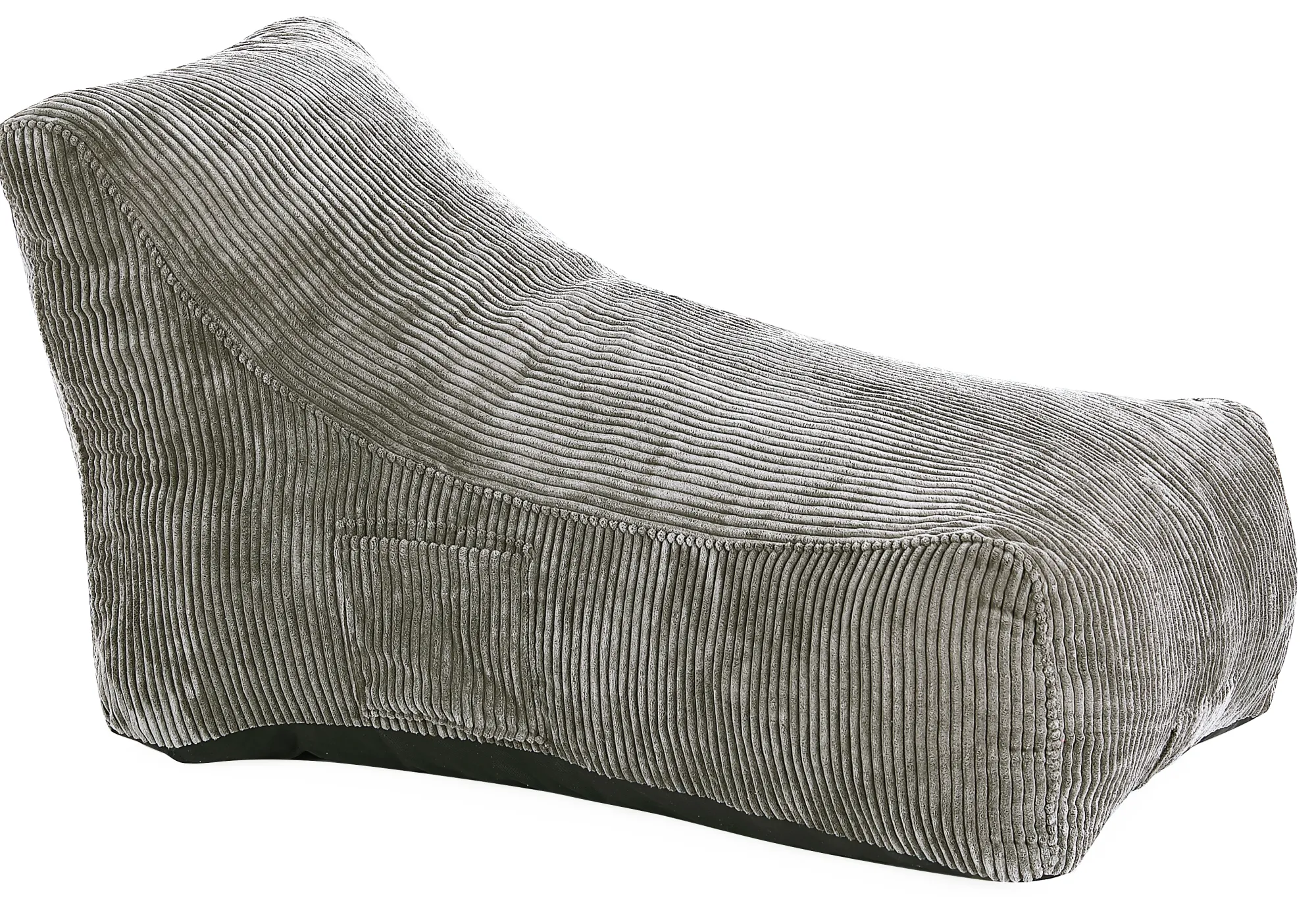 Homeville Lounge sækkestol fløjl beige