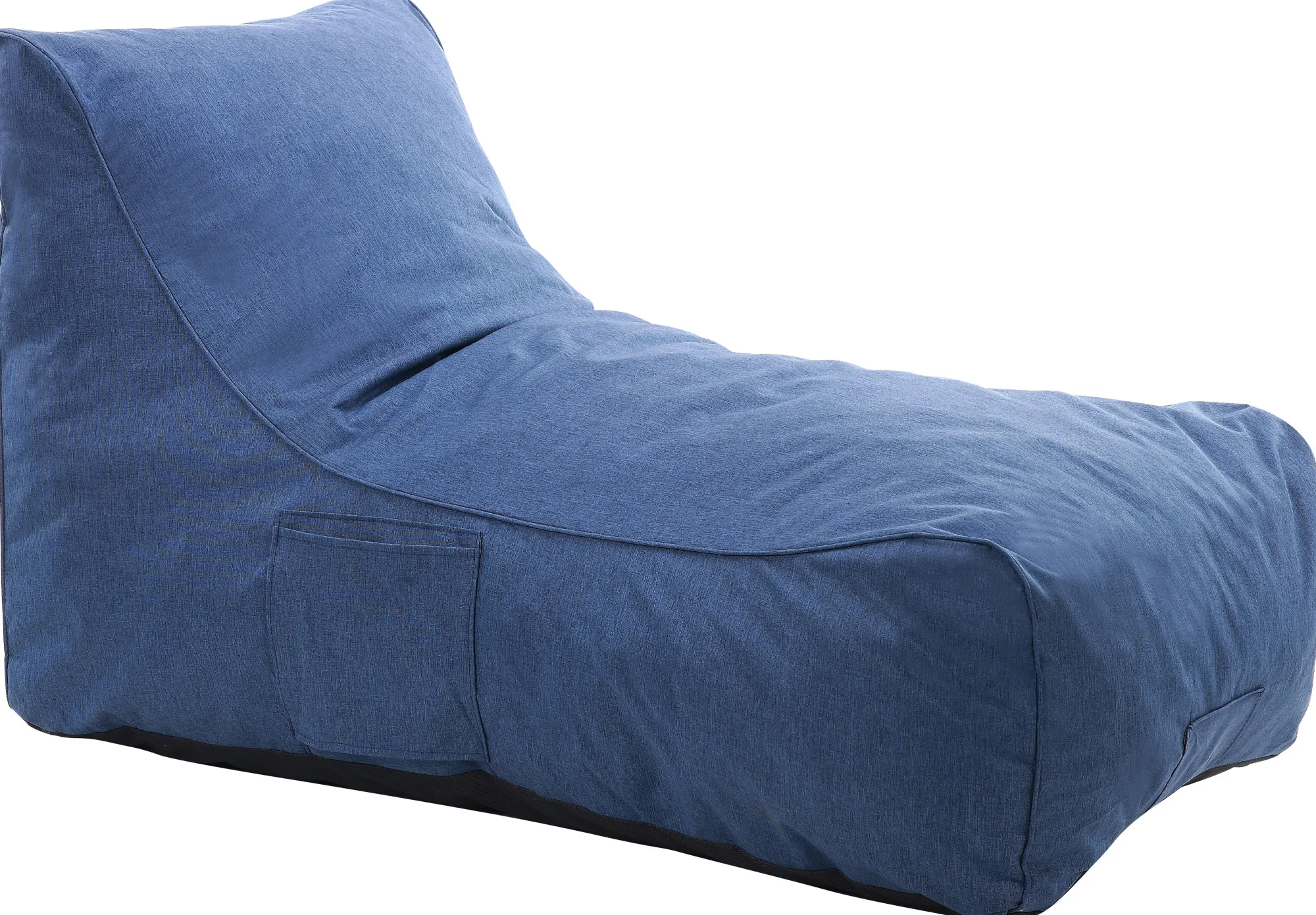 Homeville Lounge sækkestol stof denim