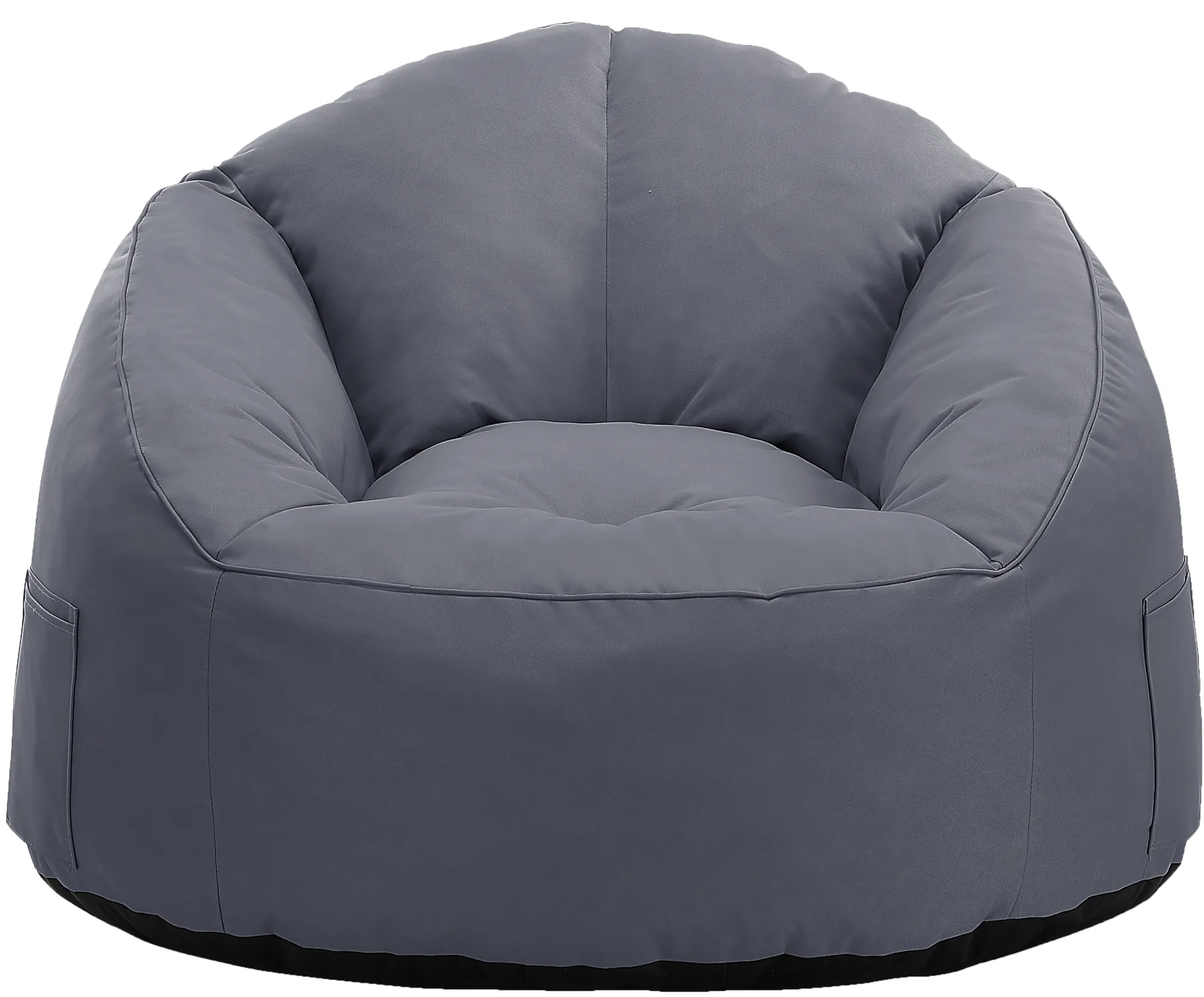 Homeville Lounge sækkestol stof mørkegrå