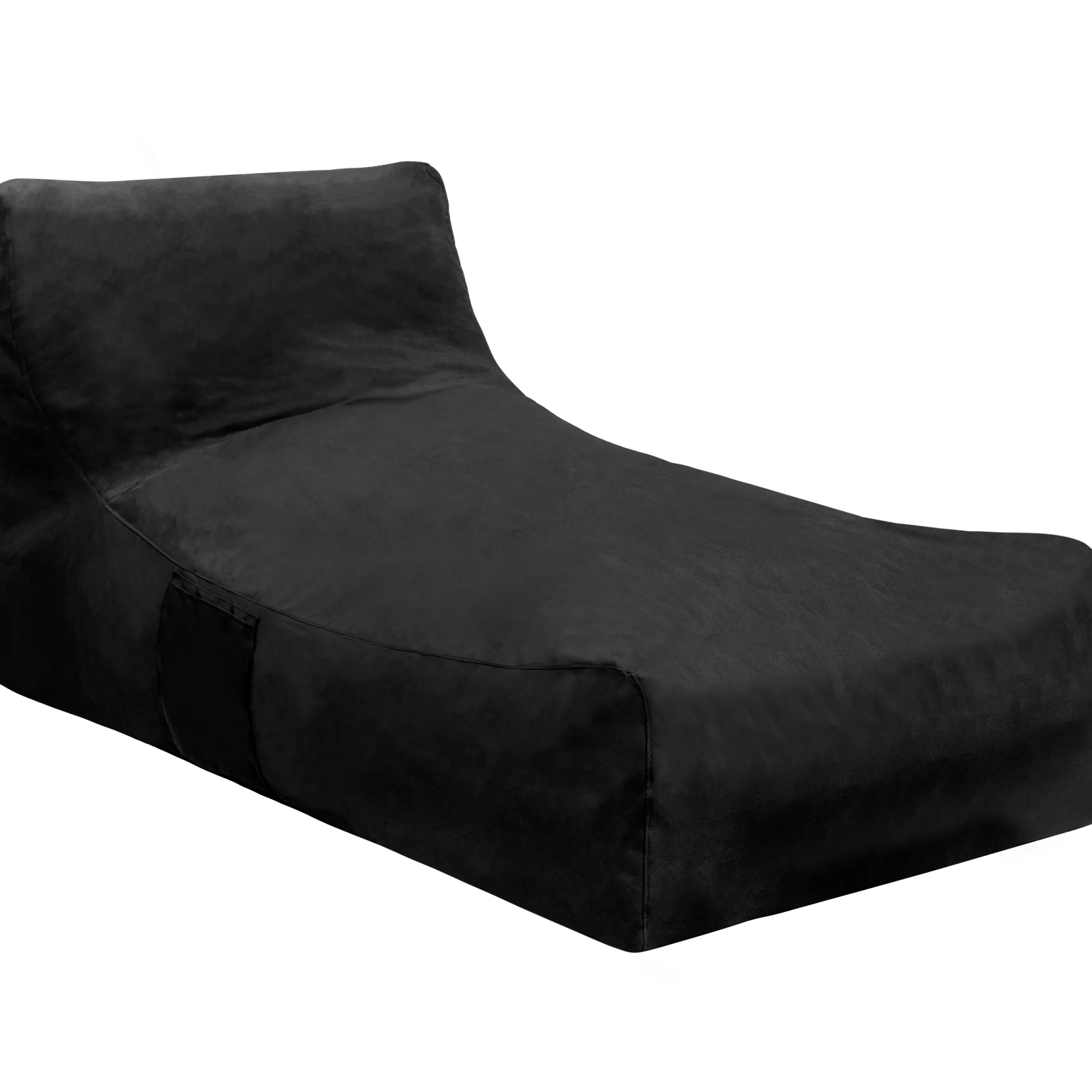 Homeville Lounge sækkestol stof sort