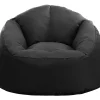 Homeville Lounge sækkestol stof sort