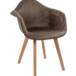 Homeville Lucas suede brun/natur