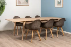 Homeville Lucas suede brun/natur