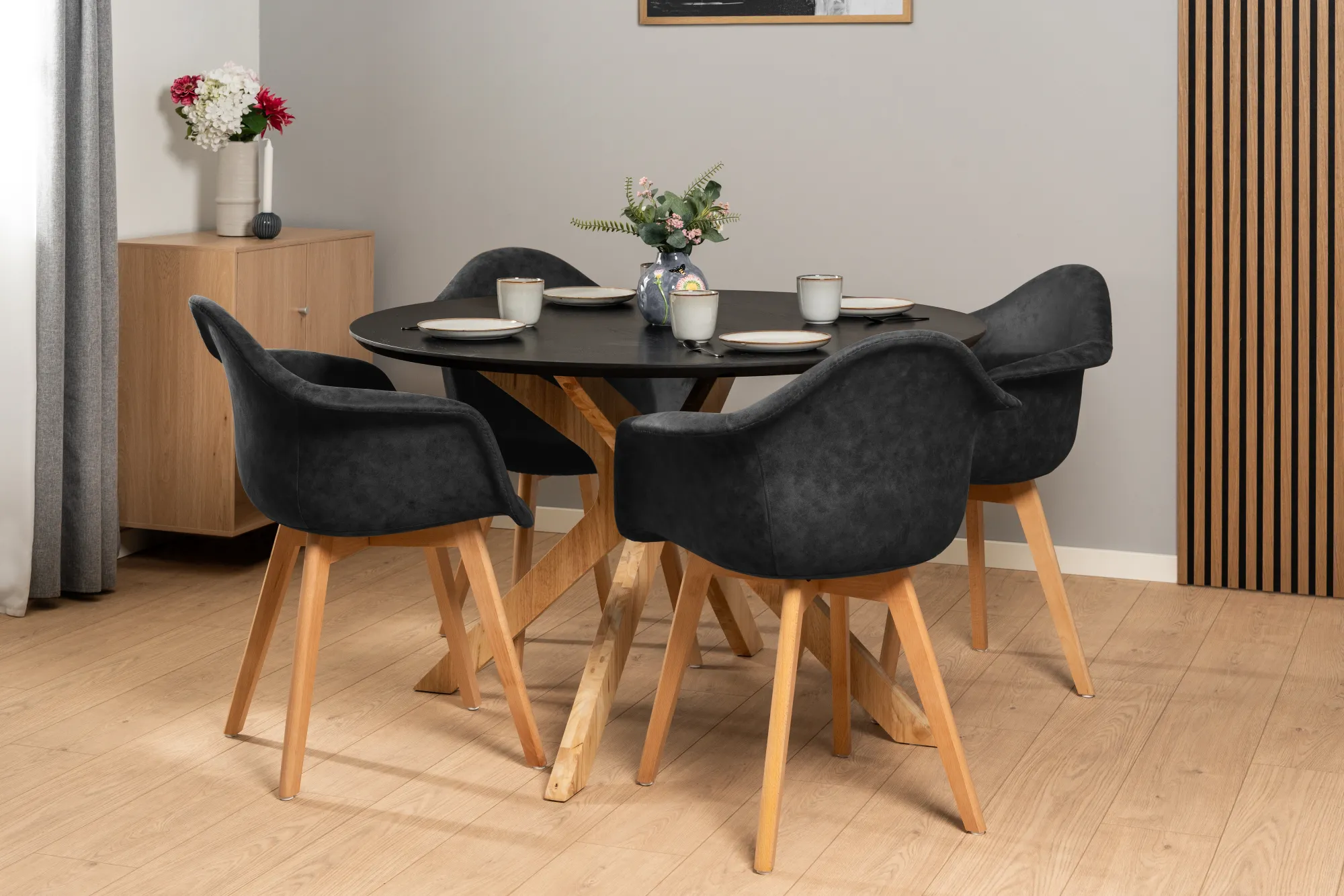 Homeville Lucas suede sort
