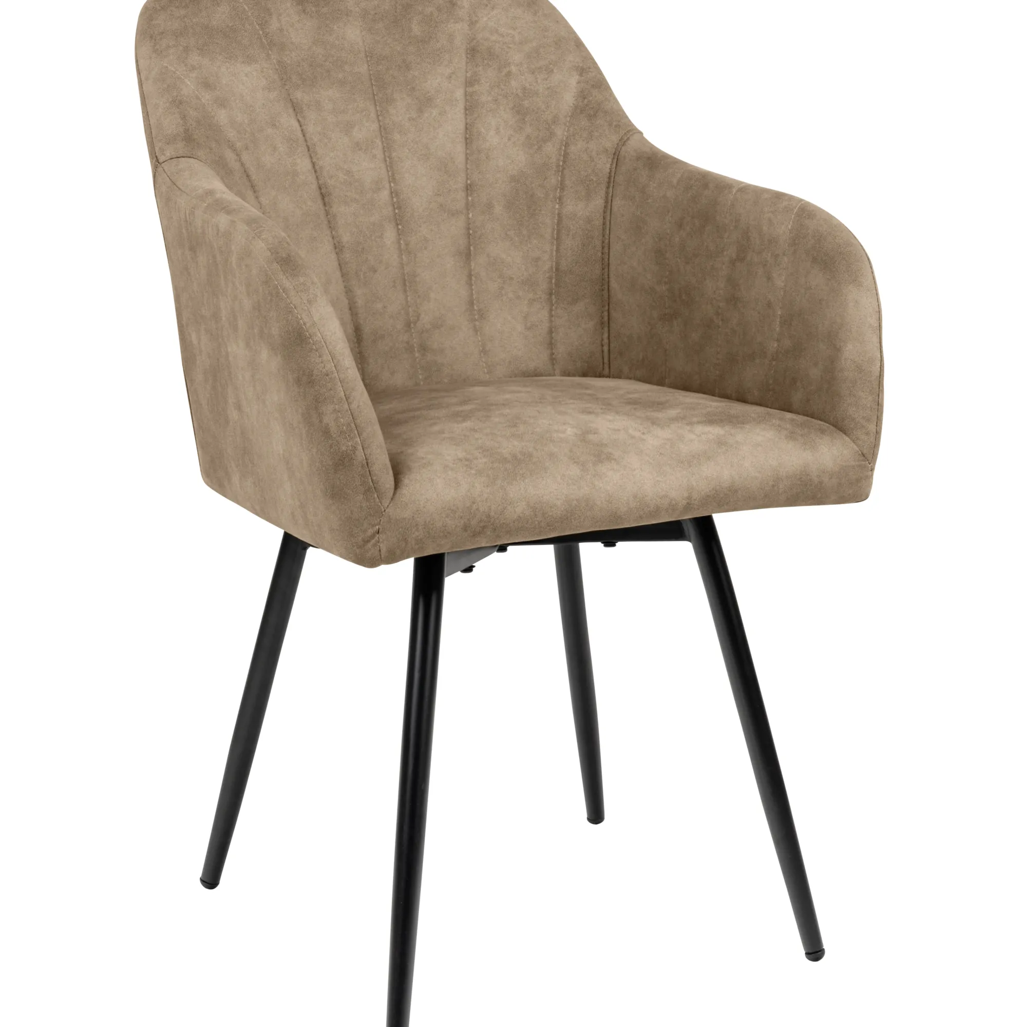 Homeville Lucy med drejefunktion suede beige