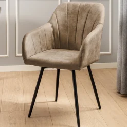 Homeville Lucy med drejefunktion suede beige