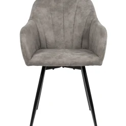 Homeville Lucy med drejefunktion suede grå