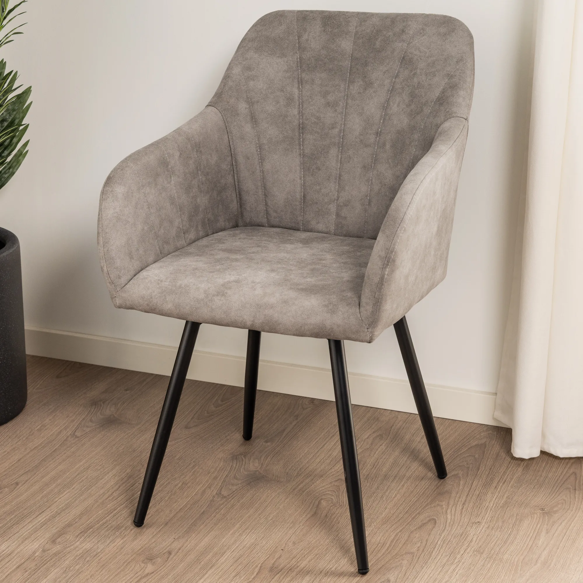 Homeville Lucy med drejefunktion suede grå
