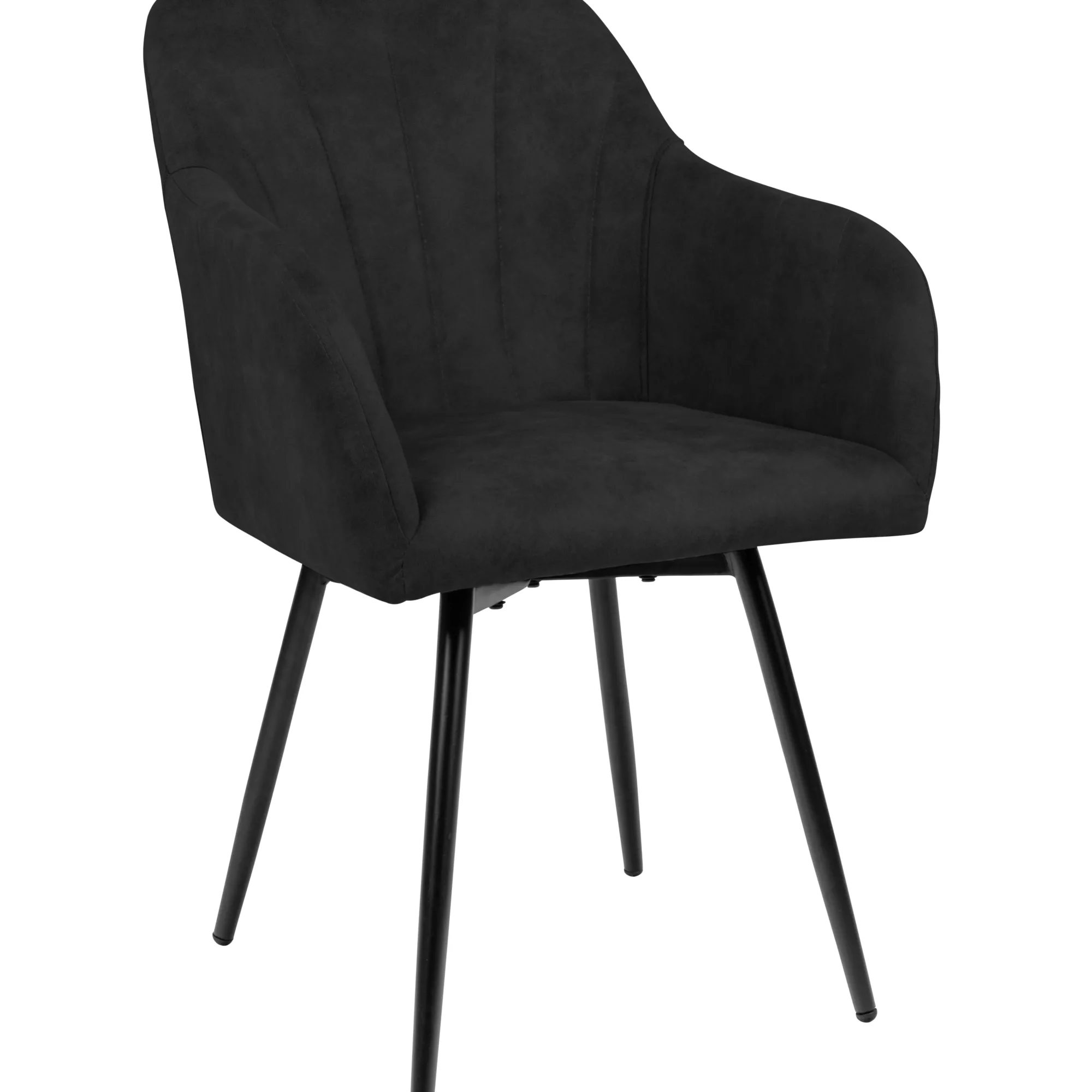 Homeville Lucy med drejefunktion suede sort