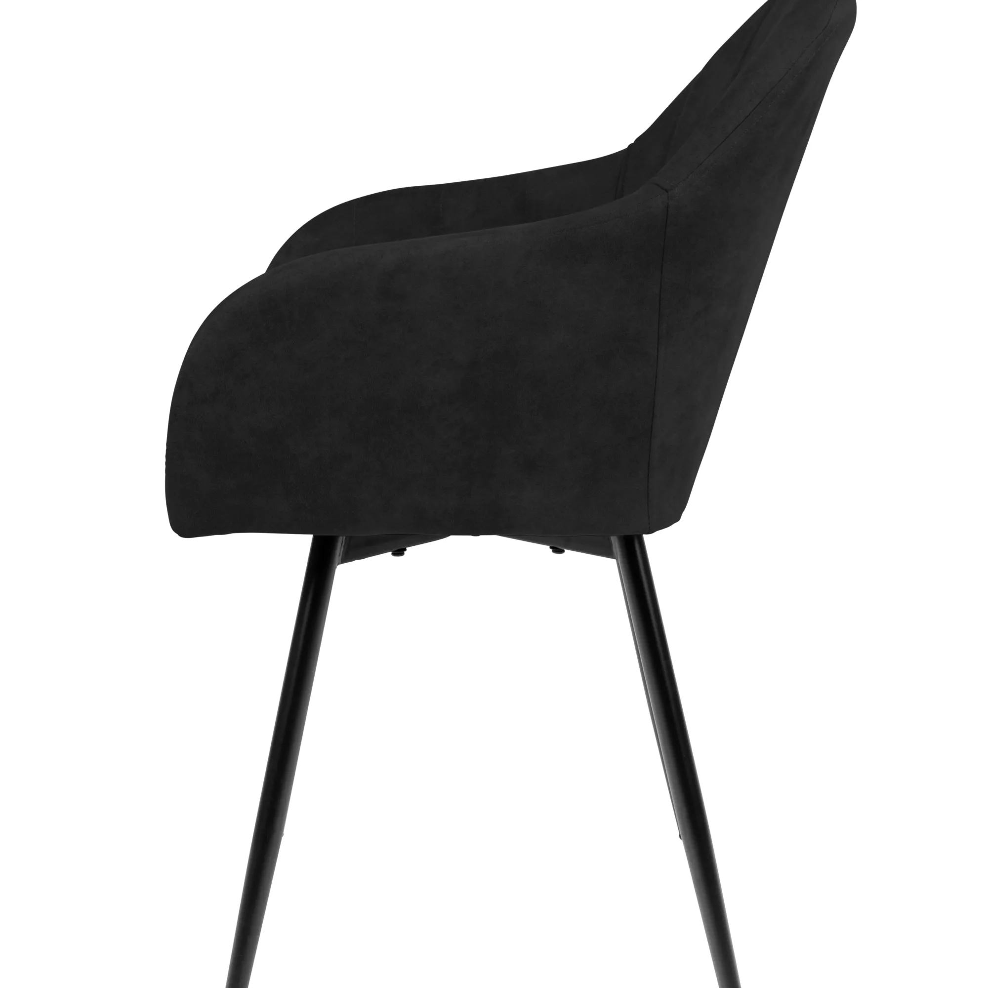 Homeville Lucy med drejefunktion suede sort