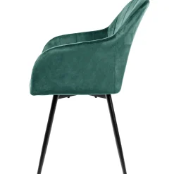 Homeville Lucy med drejefunktion velour mørkegrøn