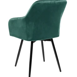 Homeville Lucy med drejefunktion velour mørkegrøn