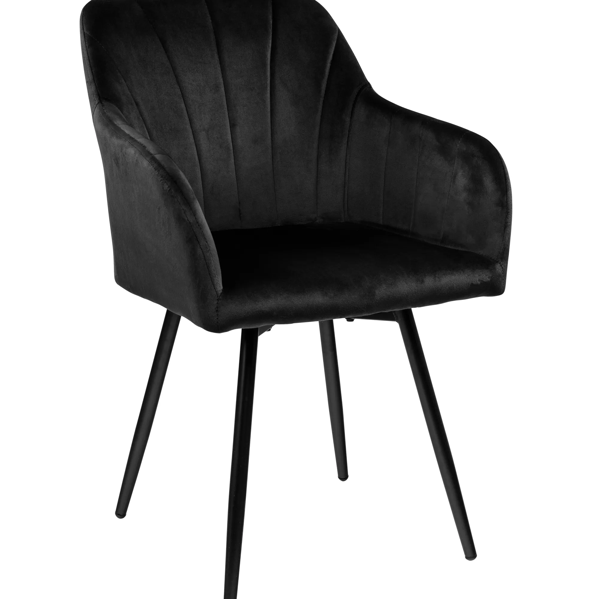Homeville Lucy med drejefunktion velour sort